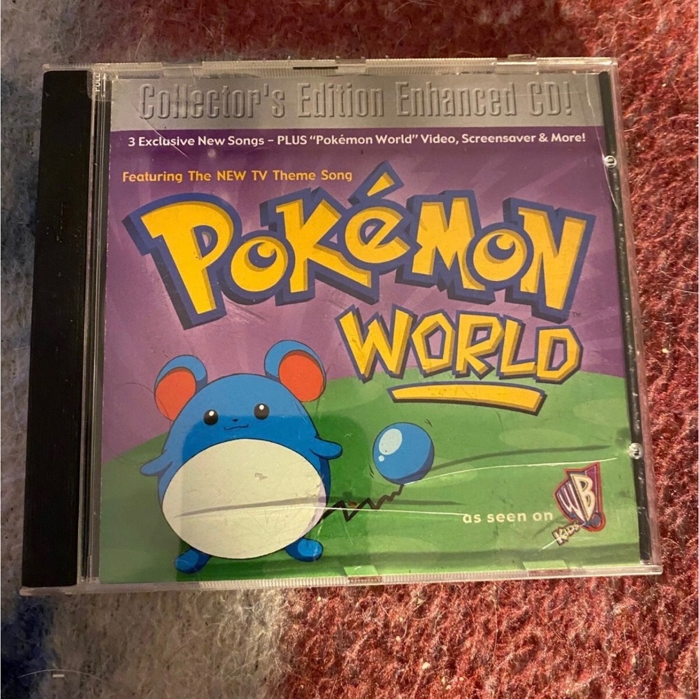 Pokemon World Kids WB Soundtrack CD Koch Records 1999 Collector Edition Rare OOP